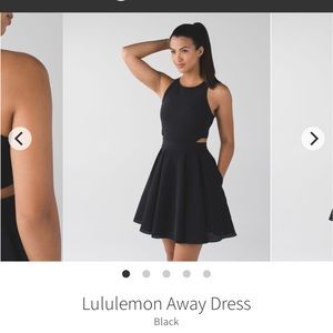 Lululemon Away Dress - black